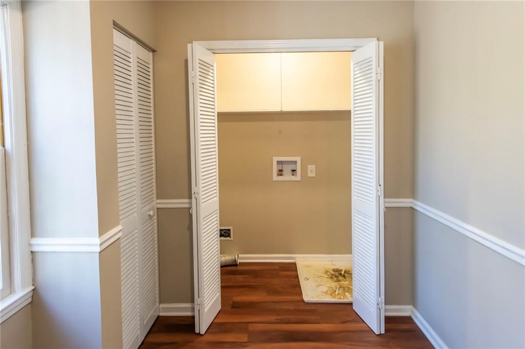 4597 East Glen Ridge Circle Winston, GA 30187 - Photo 22 of 38 a view of front door with wooden floor
