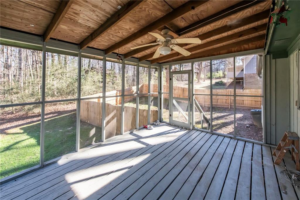 4597 East Glen Ridge Circle Winston, GA 30187 - Photo 37 of 38 a view of a room with wooden floor and city view