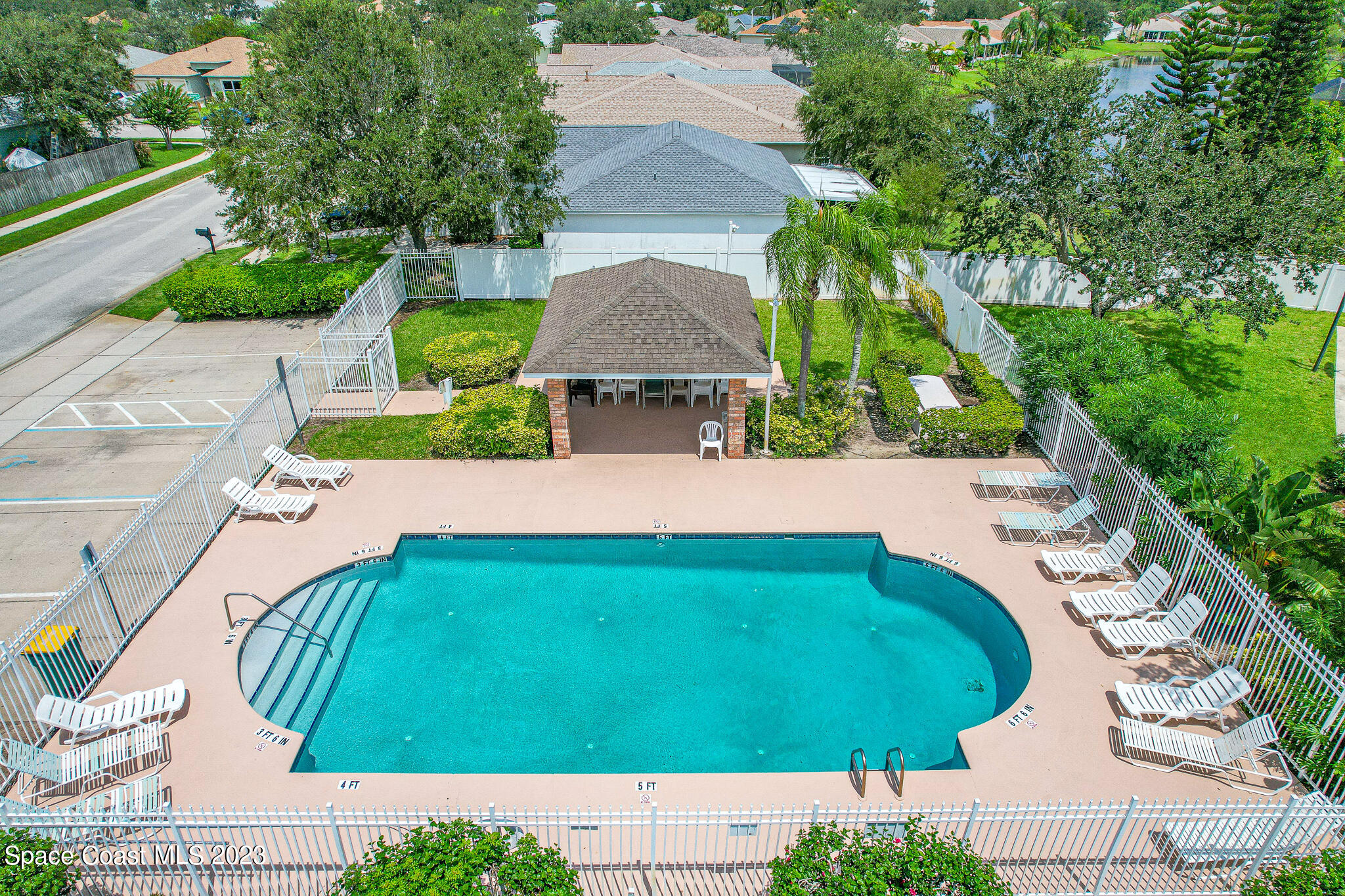 1149 White Oak Circle Melbourne, FL 32934 - Photo 51 of 55 an aerial view of a house