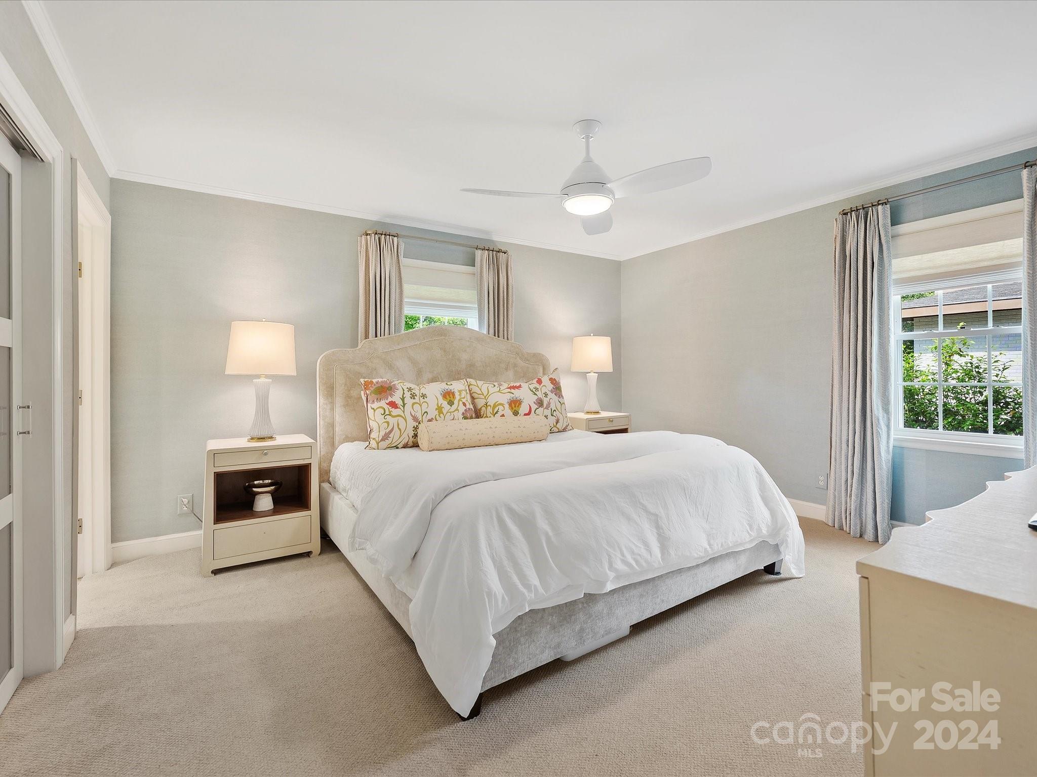 3401 Eastburn Road Charlotte, NC 28210 - Photo 28 of 43 a bedroom with a bed and a window