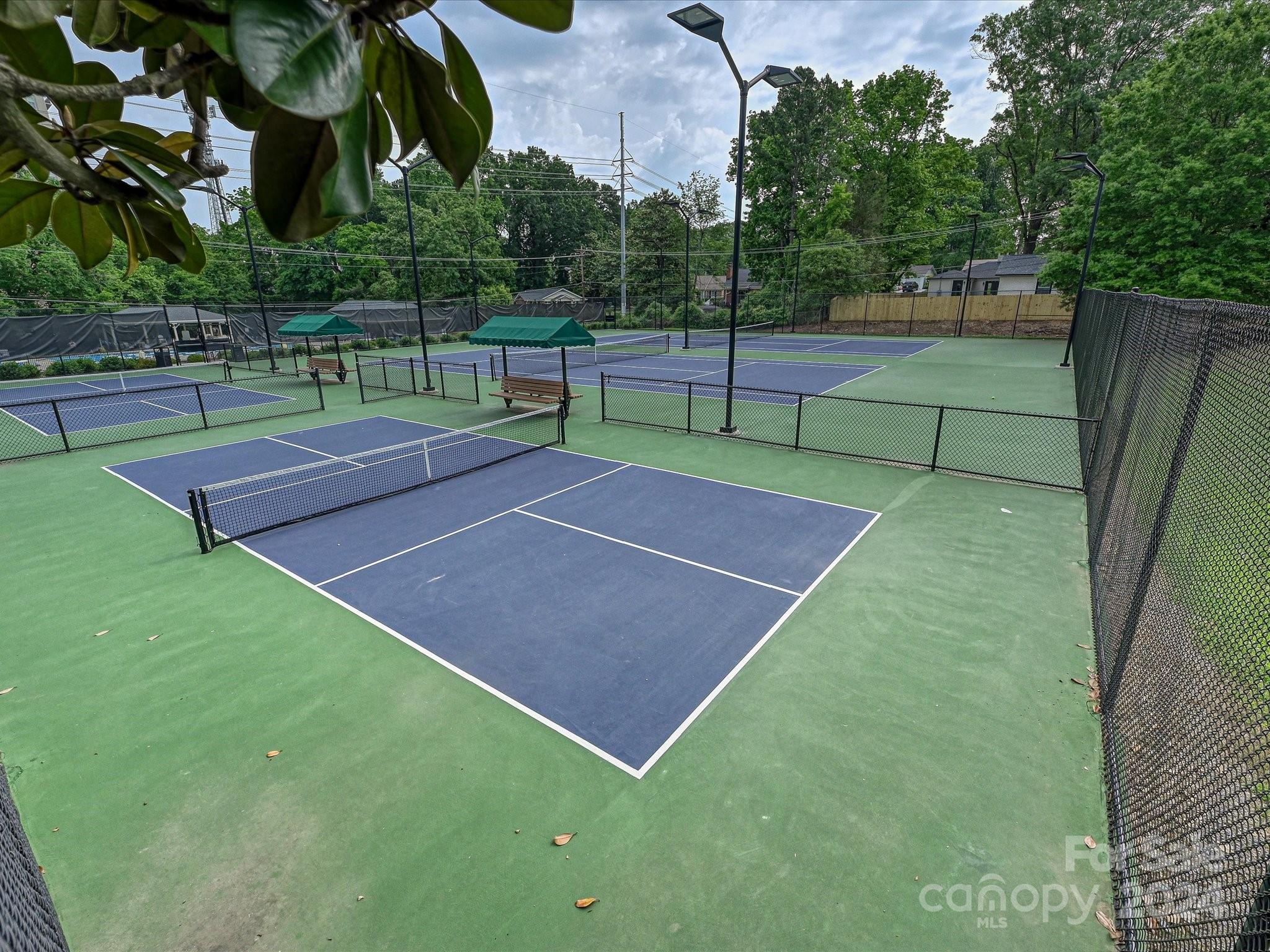 3401 Eastburn Road Charlotte, NC 28210 - Photo 42 of 43 a view of a tennis court