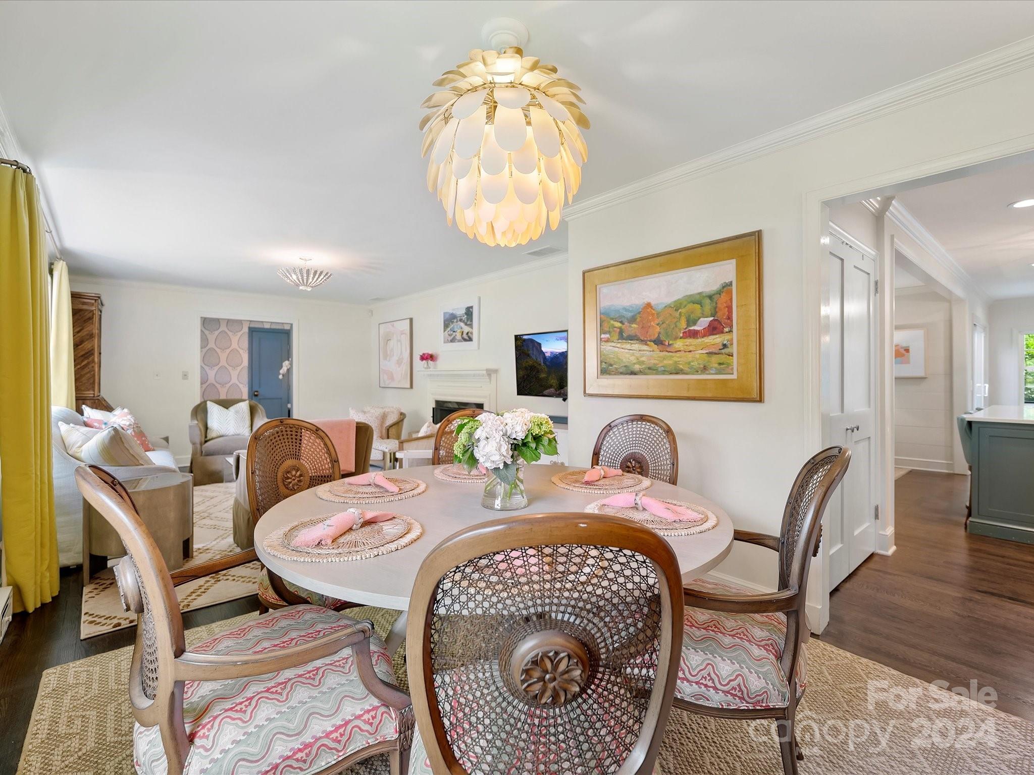 3401 Eastburn Road Charlotte, NC 28210 - Photo 10 of 43 a view of a dining room with furniture