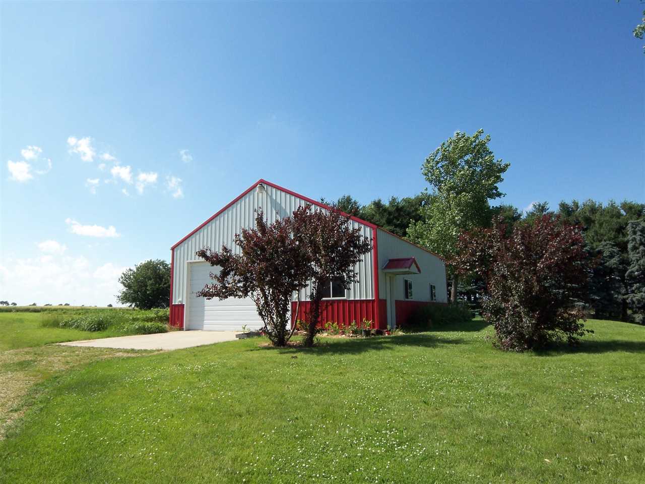 2666 South Rock City Road Ridott, IL 61067 - Photo 22 of 25 a view of backyard with garden and entertaining space