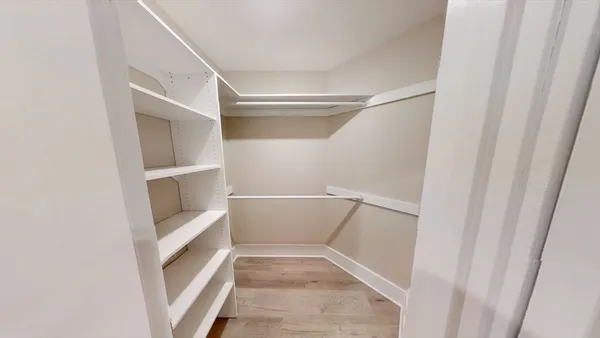 a view of walk in closet