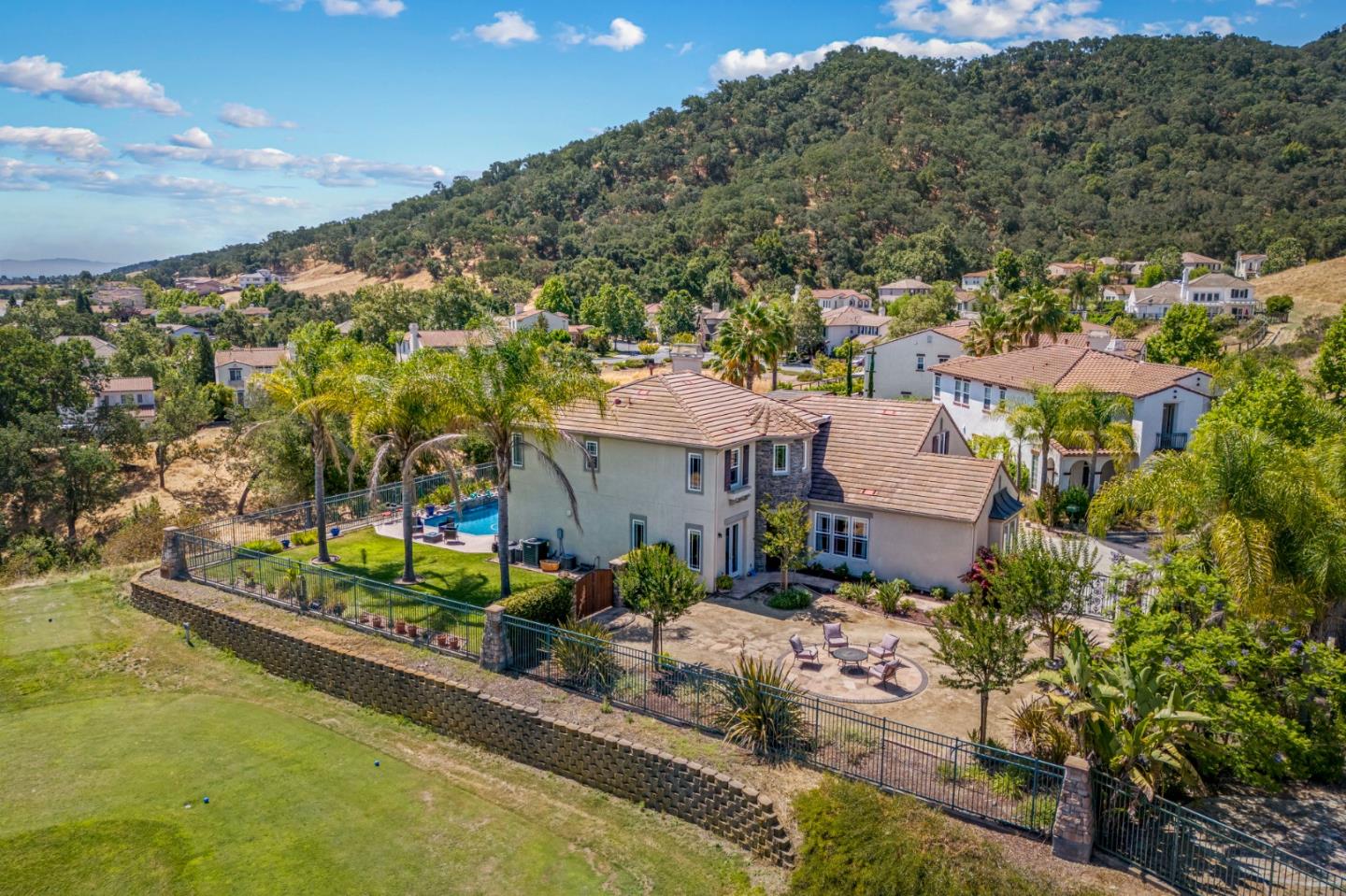 6850 Eagle Ridge Drive Gilroy, CA 95020 - Photo 37 of 51 a view of a house with a yard and sitting area