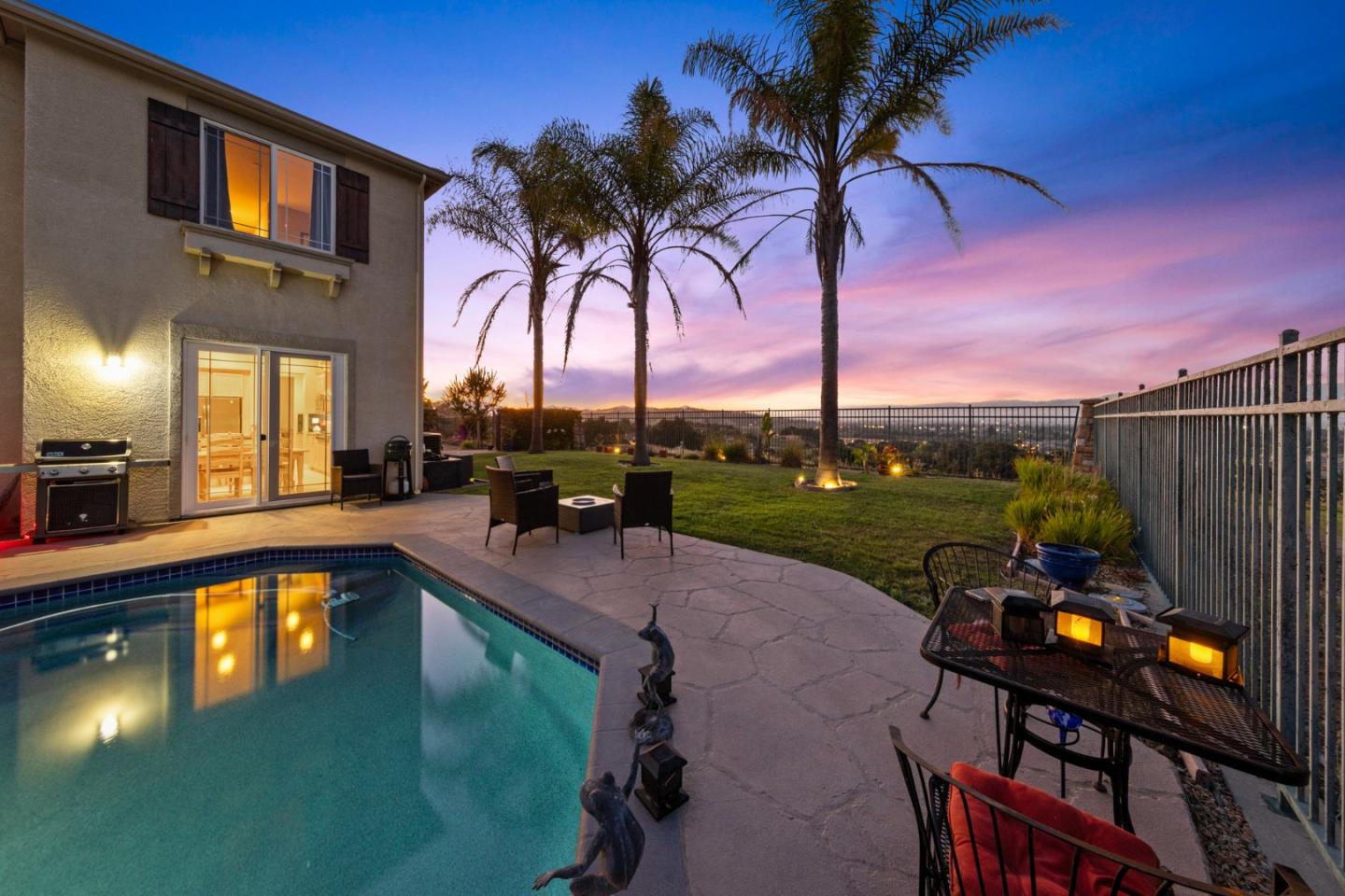 6850 Eagle Ridge Drive Gilroy, CA 95020 - Photo 38 of 51 a view of a swimming pool with a table and chairs