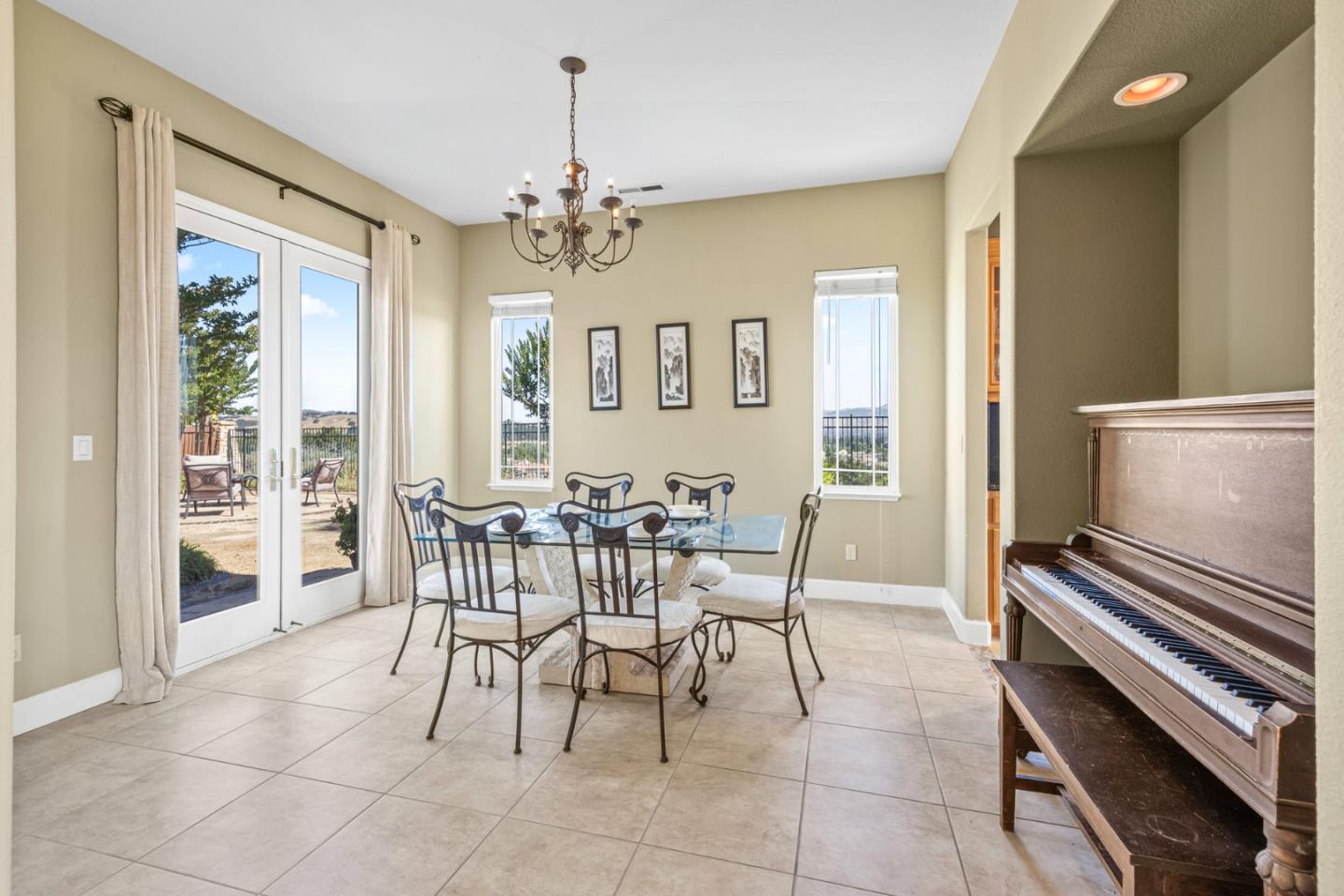 6850 Eagle Ridge Drive Gilroy, CA 95020 - Photo 5 of 51 a view of a dining room with furniture window and outside view