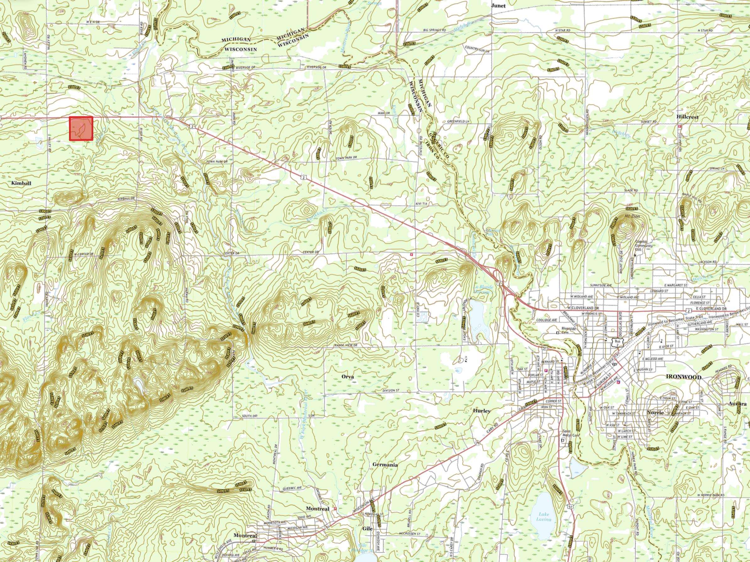 7163 W Highway 2 Hurley, WI 54534 - Photo 13 of 13 Map location