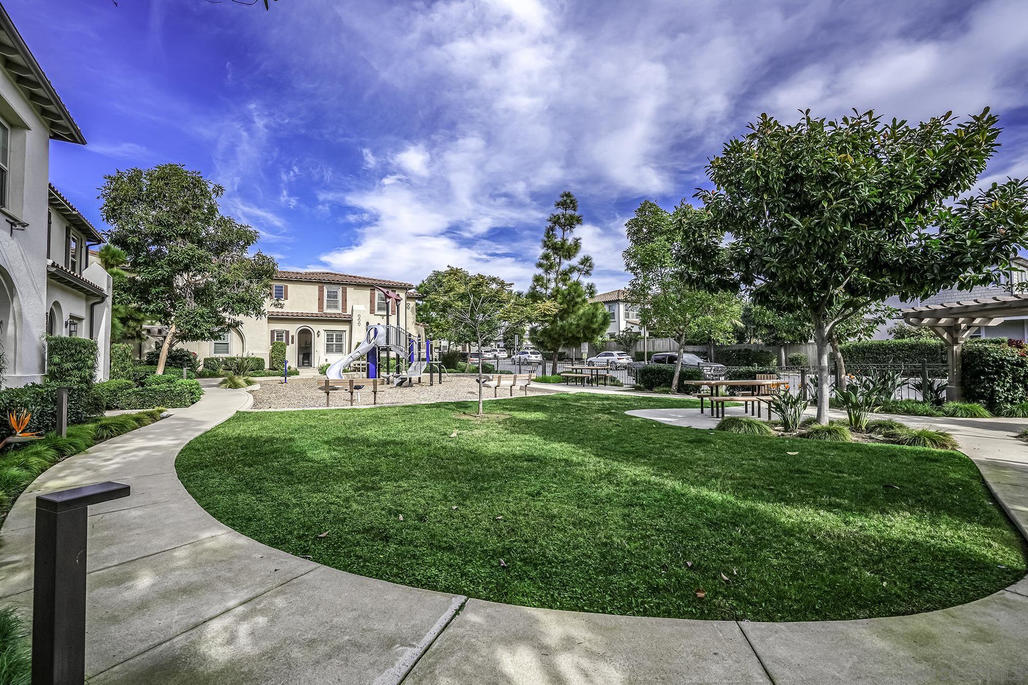 145 Stonesteps Way Encinitas, CA 92024 - Photo 20 of 25 a garden view with a seating space