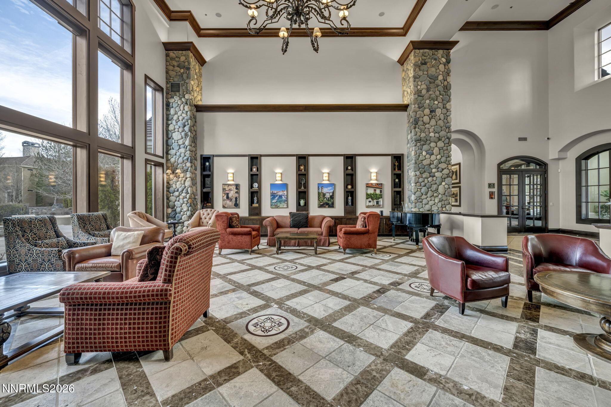 9900 Wilbur May Parkway, Unit 2405 Reno, NV 89521 - Photo 57 of 81 a living room with fireplace furniture and a large window
