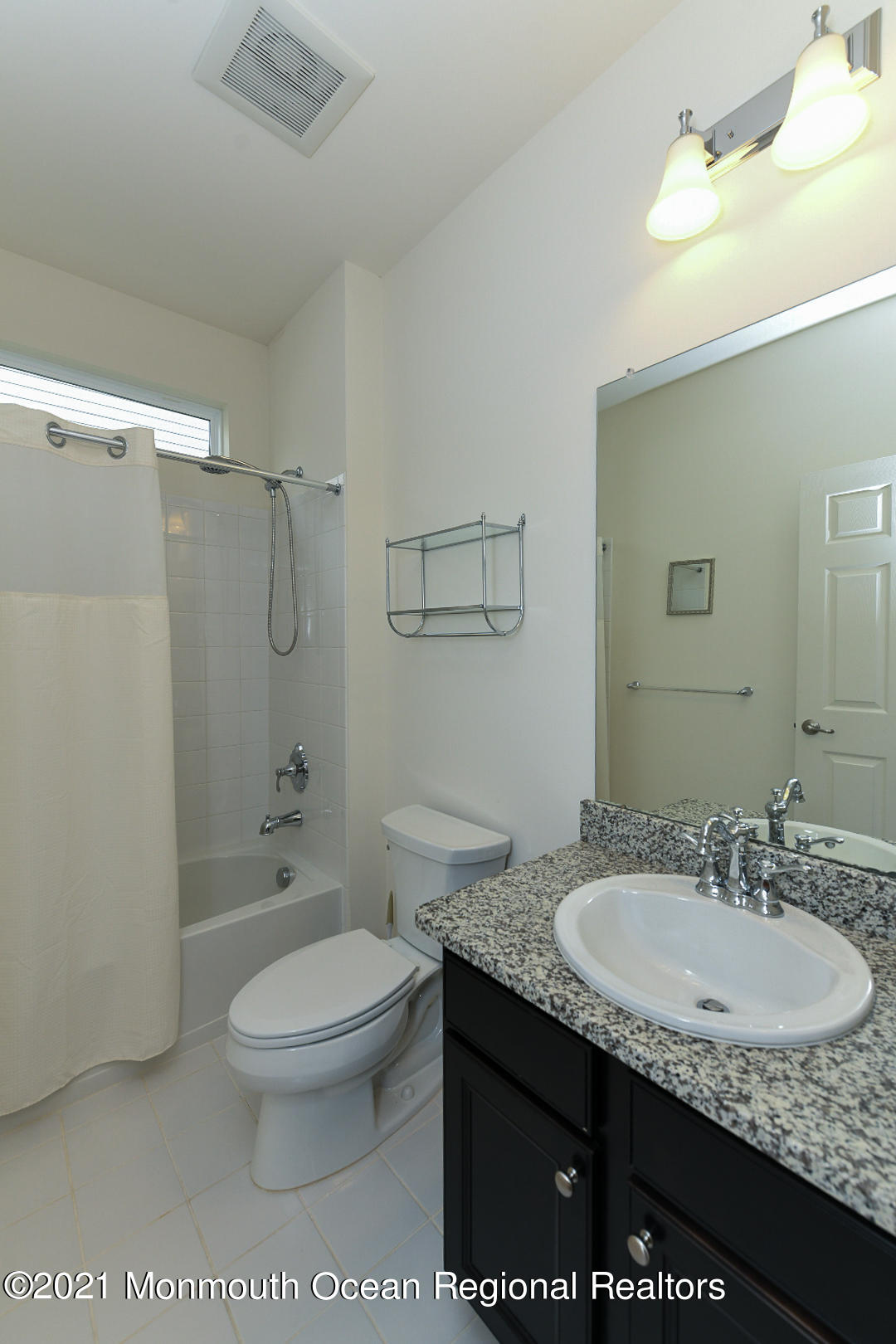 33 Comtois Road Manalapan, NJ 07726 - Photo 22 of 26 a bathroom with a granite countertop sink toilet and shower