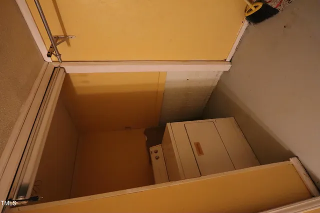 a view of storage and utility room