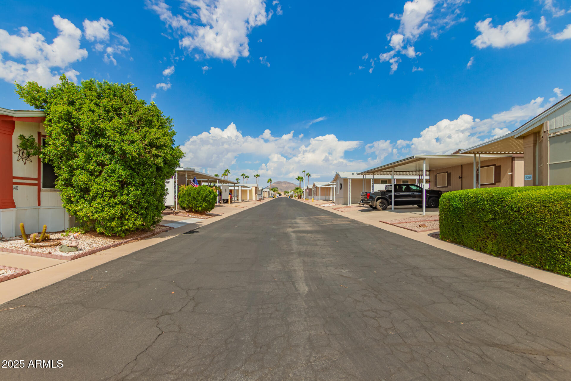 301 South Signal Butte Road, Unit 706 Apache Junction, AZ 85120 - Photo 47 of 51 a view of a street with a house in the background