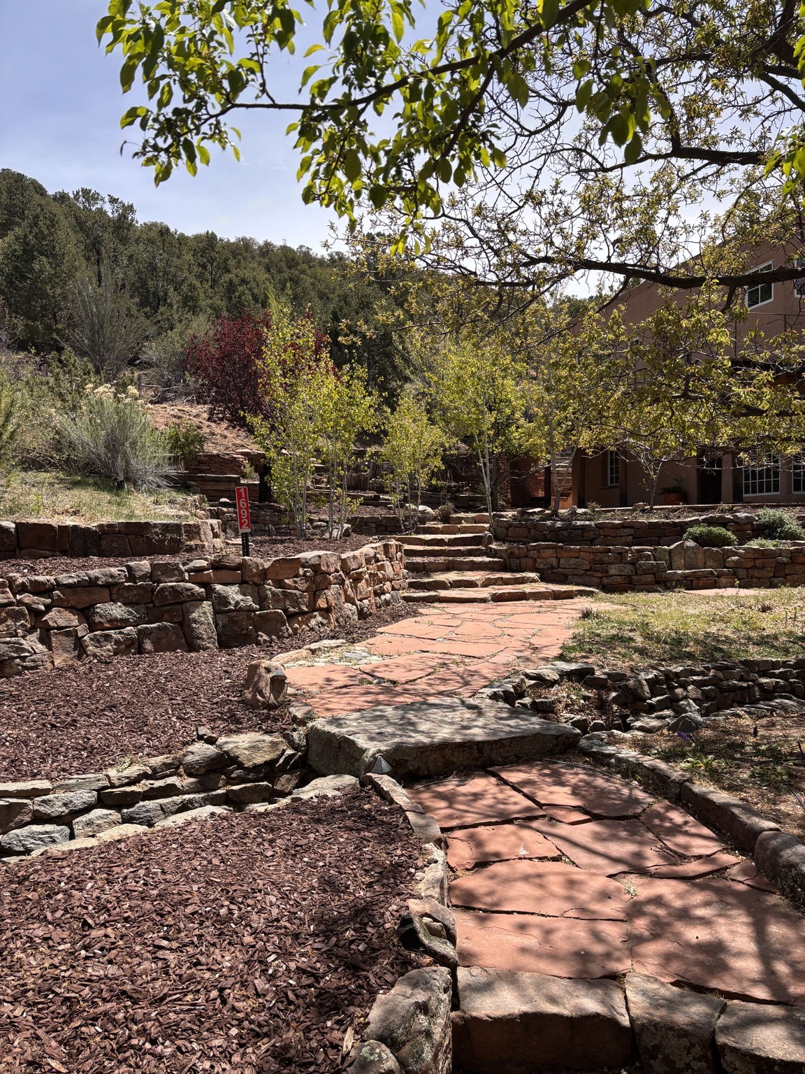 1692 Upper Canyon Road Santa Fe, NM 87501 - Photo 28 of 52 Charming entry path to the home.