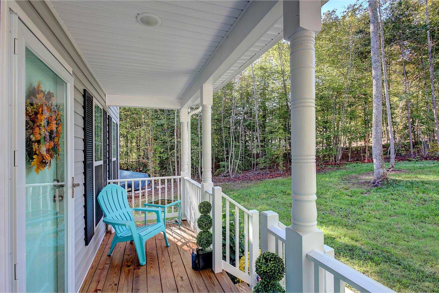 6144 Courthouse Road Louisa, VA 23093 - Photo 18 of 23 a view of balcony with furniture and garden
