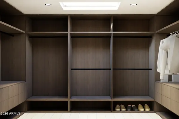 a view of closet