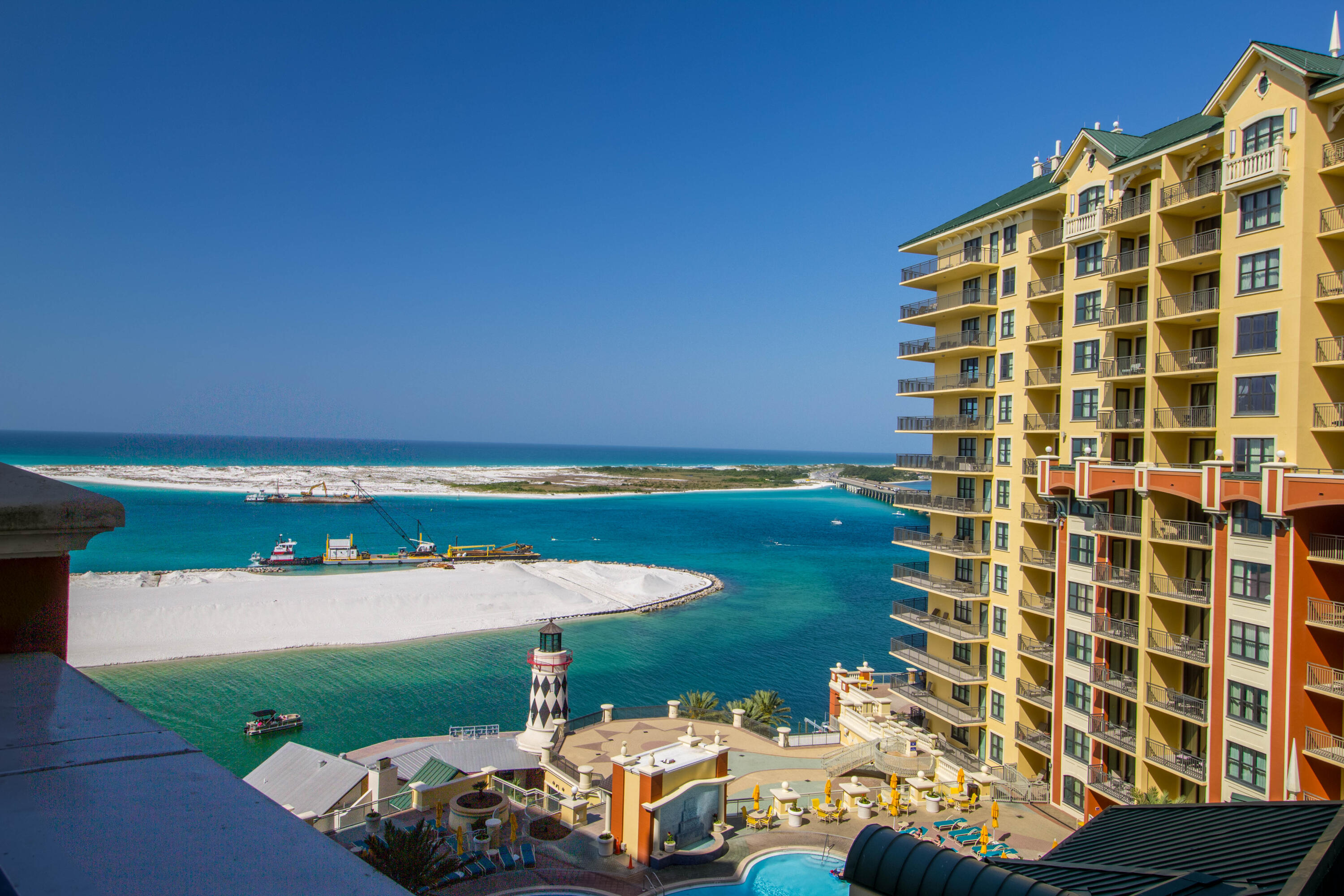 10 Harbor Boulevard, Unit E802B Destin, FL 32541 - Photo 12 of 25 a view of a swimming pool and an outdoor space