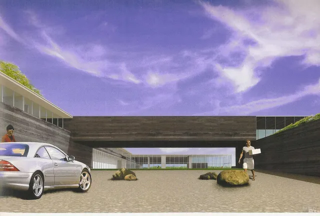 a view of a lake in middle of forest