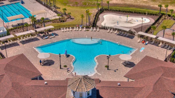 a view of a swimming pool