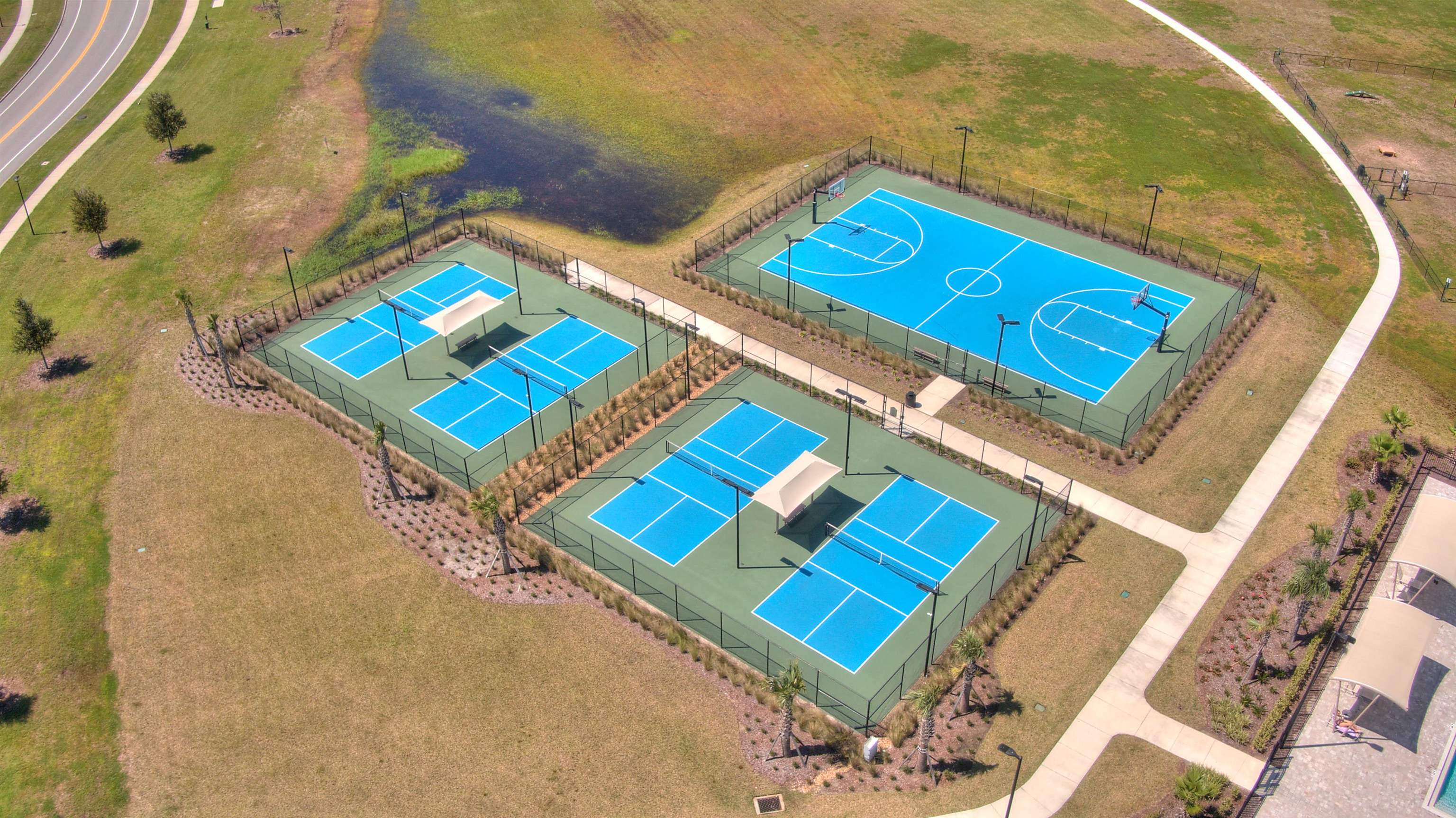 130 Huesca Court St. Augustine, FL 32084 - Photo 46 of 63 Drone / aerial view of a park