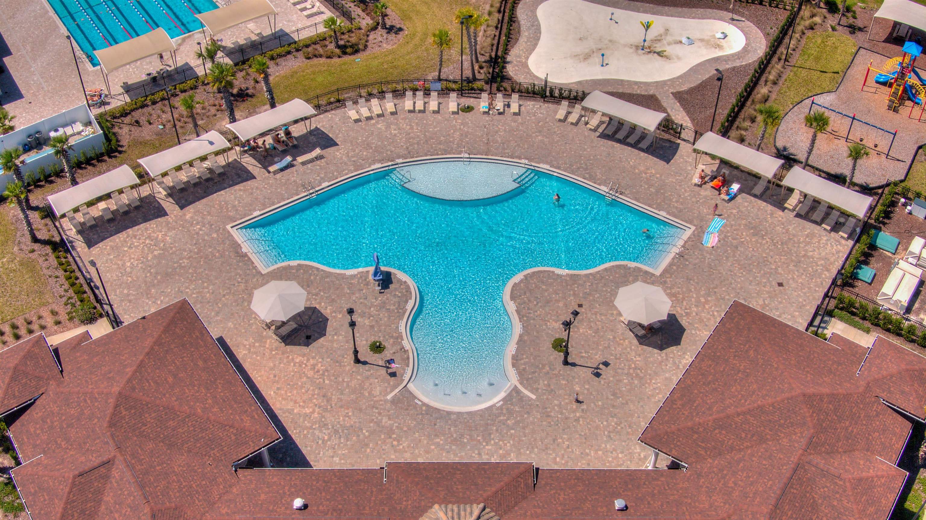130 Huesca Court St. Augustine, FL 32084 - Photo 56 of 63 an aerial view of a house with swimming pool