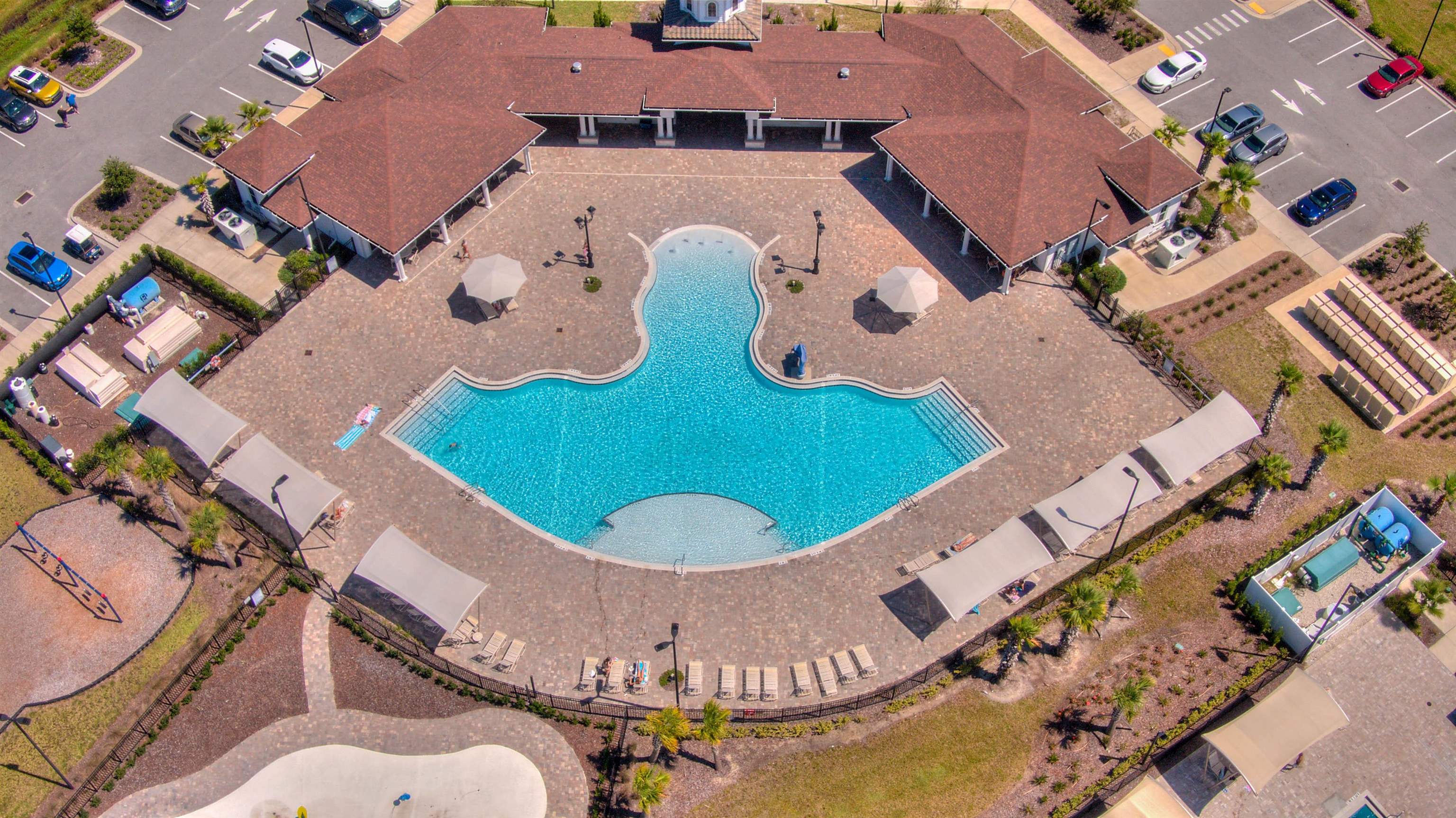 130 Huesca Court St. Augustine, FL 32084 - Photo 59 of 63 an aerial view of a swimming pool