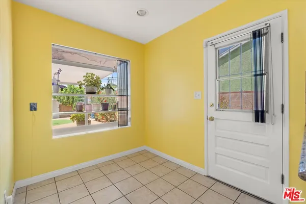 a view of an entryway door