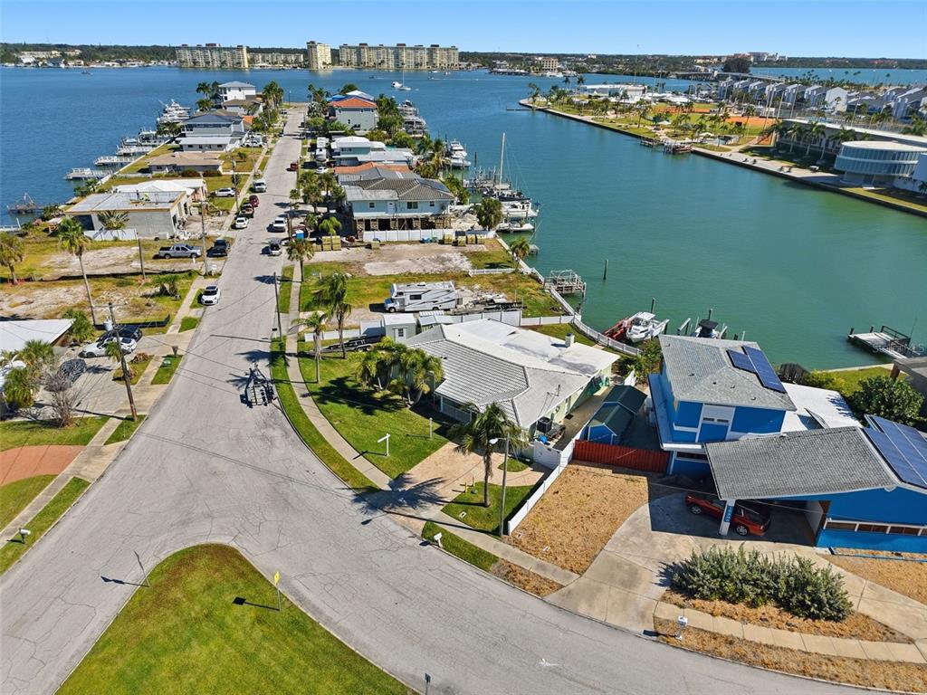 15302 Harbor Drive Madeira Beach, FL 33708 - Photo 42 of 47 an aerial view of a house with a ocean view