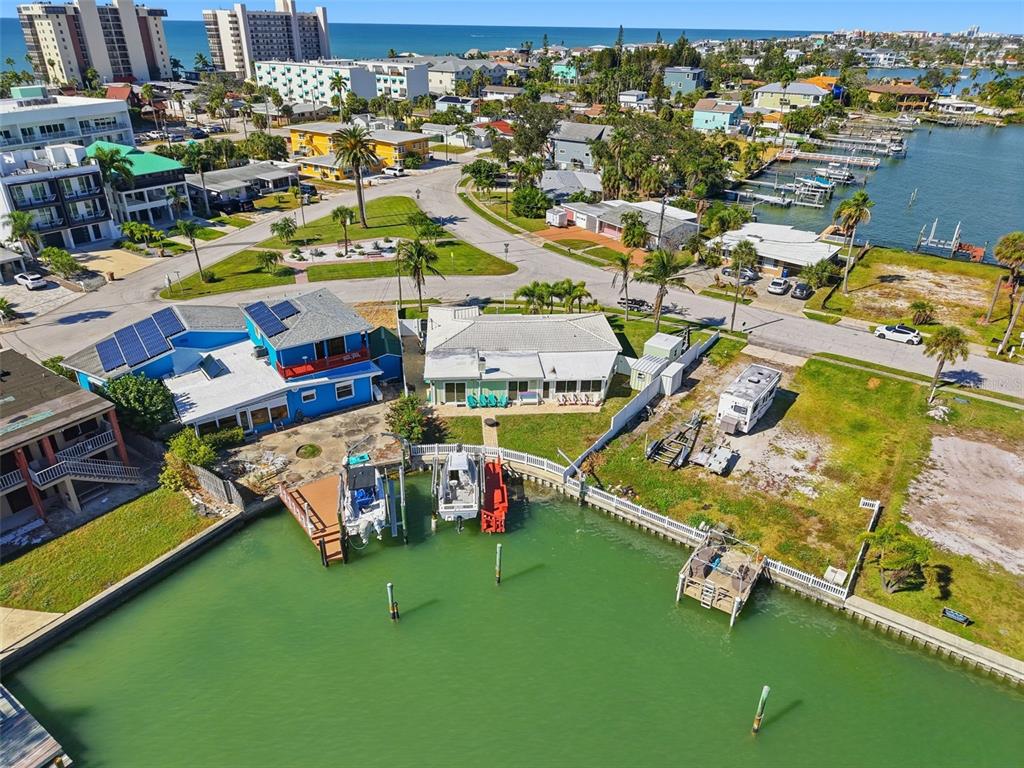 15302 Harbor Drive Madeira Beach, FL 33708 - Photo 44 of 47 an aerial view of an ocean with swimming pool