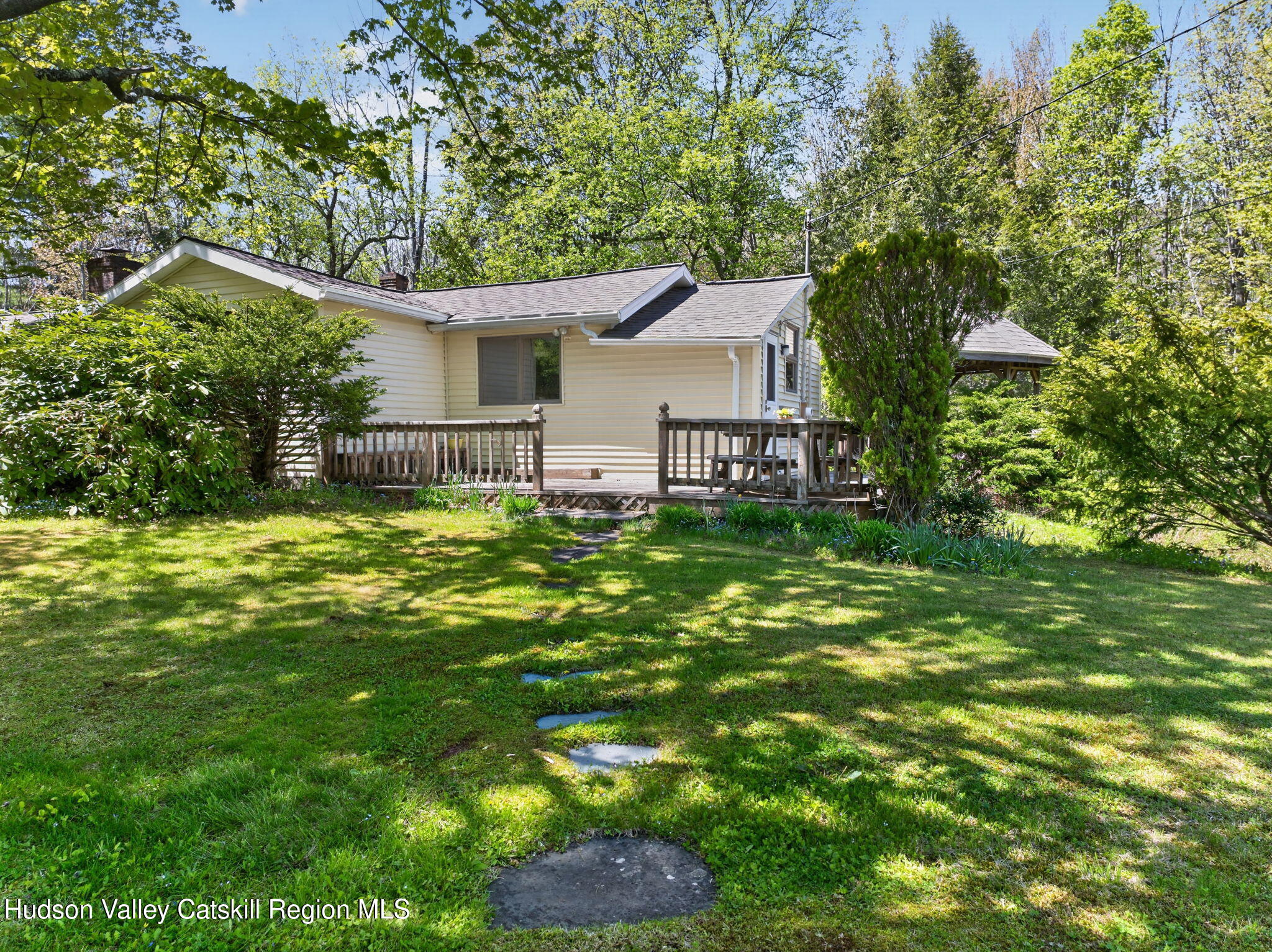 689 Old Road Windham, NY 12496 - Photo 31 of 42 a view of a house with a yard