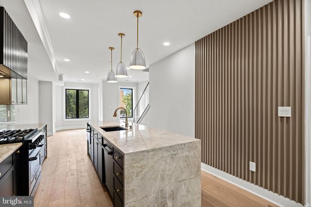 a view of a black gate