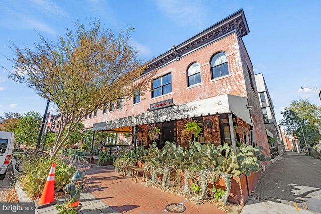 a front view of a building