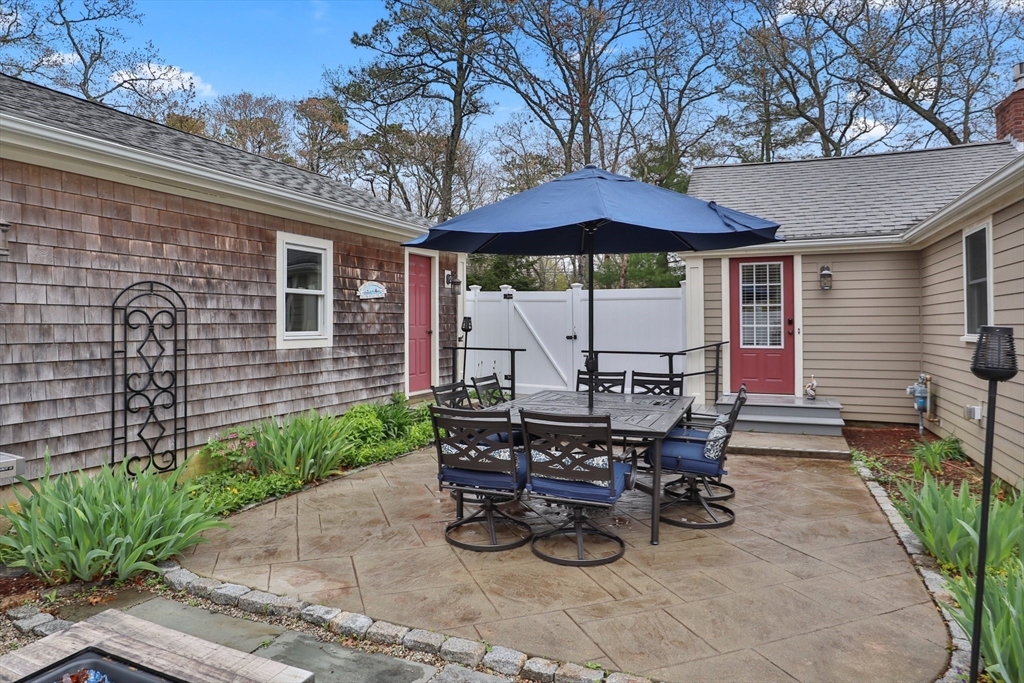 2045 Main Street Barnstable, MA 02648 - Photo 22 of 41 a view of a chairs and table in backyard of the house