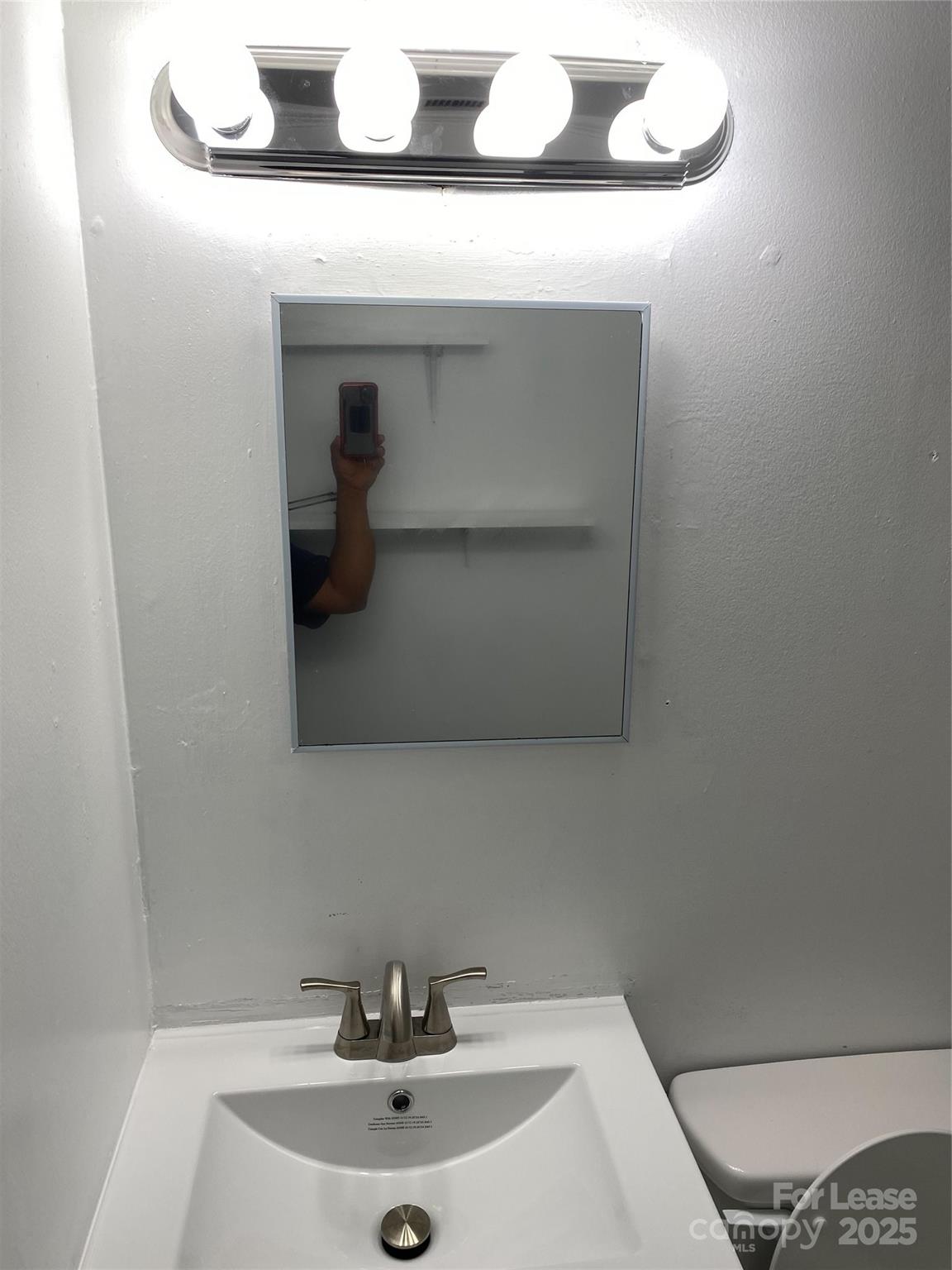 1345 Standish Street, Unit A Salisbury, NC 28144 - Photo 13 of 16 a bathroom with a sink and mirror