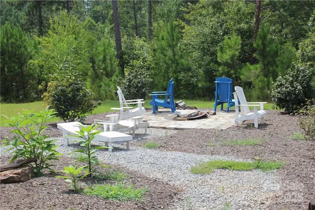 a view of outdoor space with swimming pool