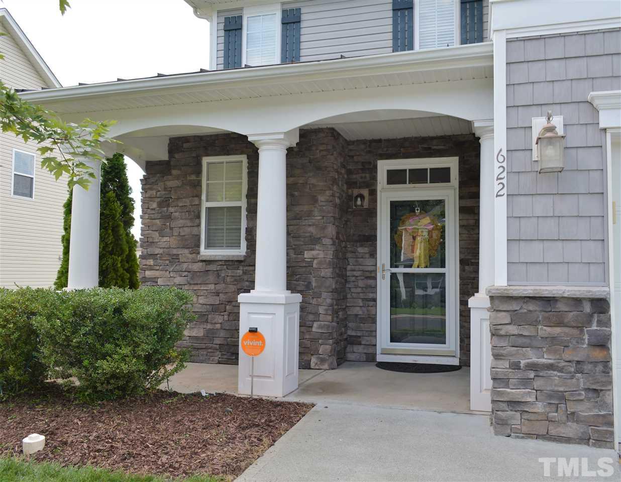 622 Conover Road Durham, NC 27703 - Photo 2 of 26 Your friends will be impressed with the welcoming covered front porch! Beautiful partial stone front accents your new home!