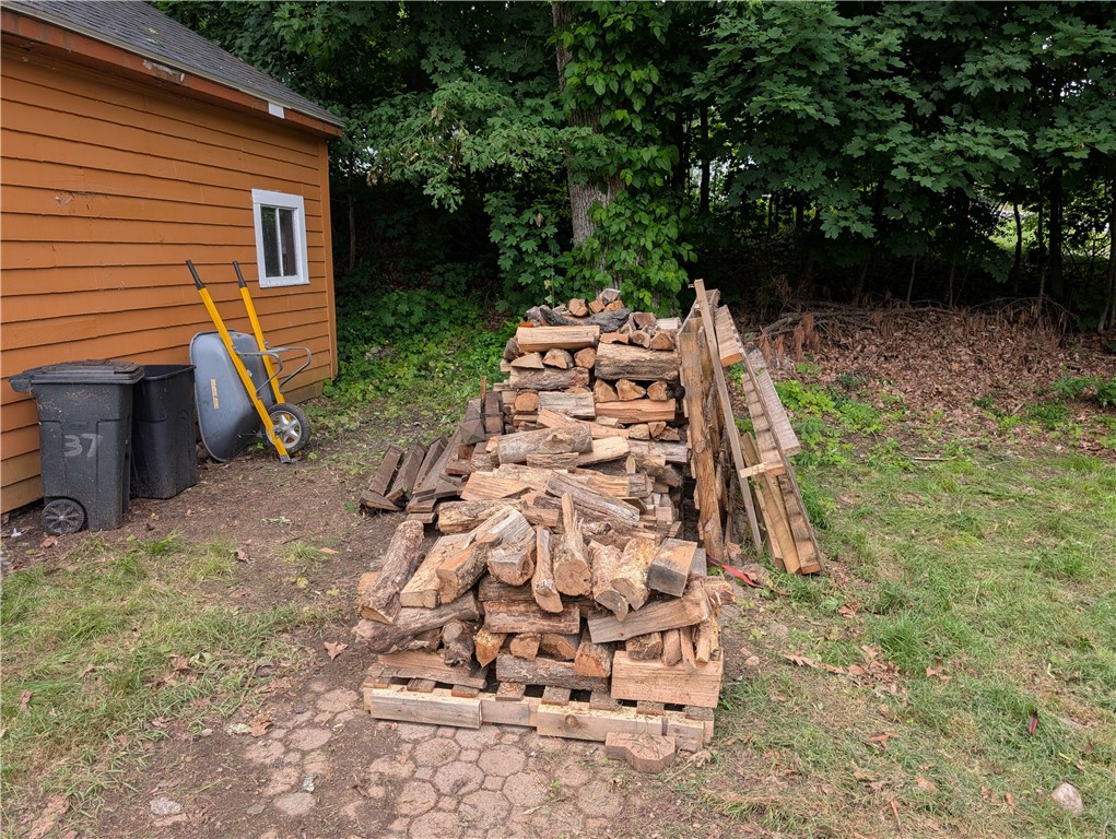 94 Mt Pleasant Road North Smithfield, RI 02896 - Photo 18 of 20 Pile of cut firewood
