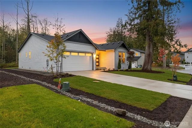 a view of a house with a park