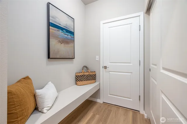 a bedroom with bed and window