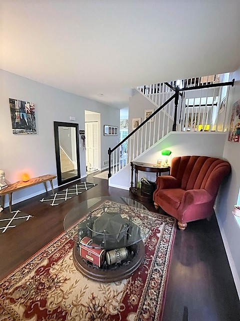308 Richfield Trail Romeoville, IL 60446 - Photo 2 of 18 a living room with furniture and a wooden floor