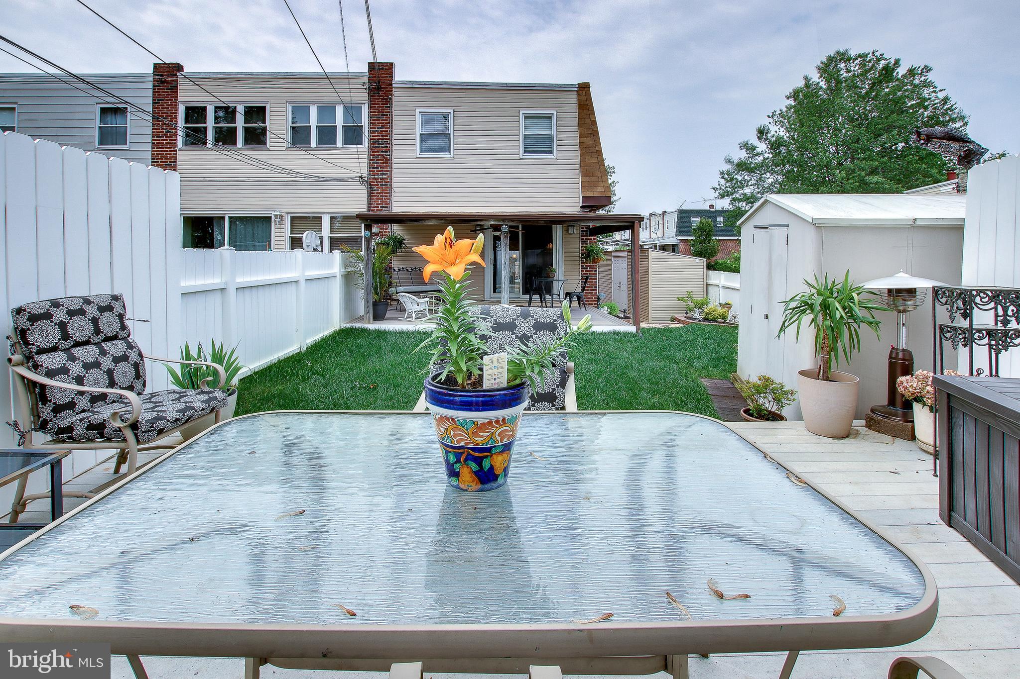4280 Lawnside Road Philadelphia, PA 19154 - Photo 33 of 36 Rear Yard From Rear Deck