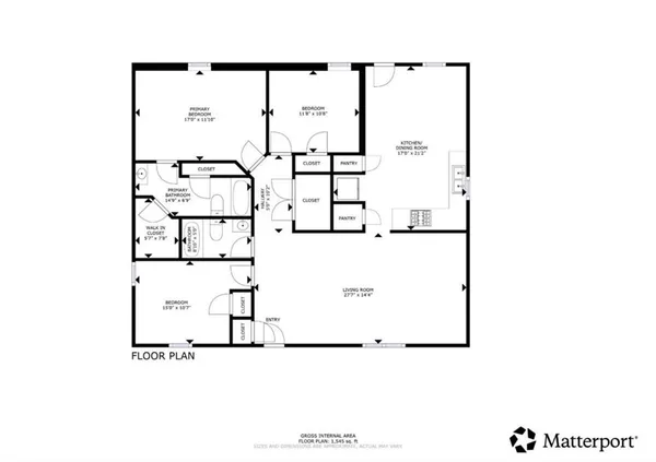 a picture of a floor plan