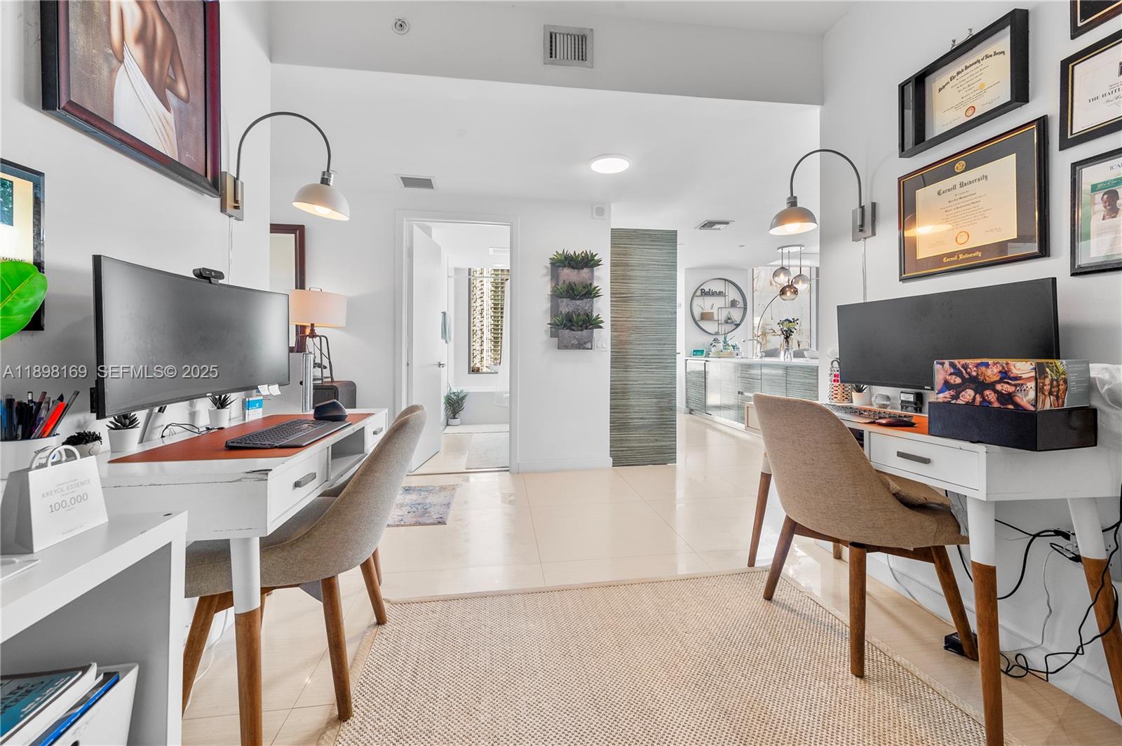 460 Northeast 28th Street, Unit 1901 Miami, FL 33137 - Photo 14 of 34 a dining room with furniture and window