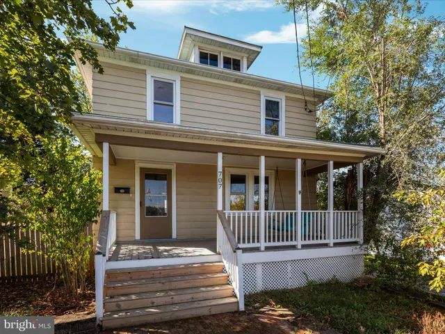 a view of a house with a deck