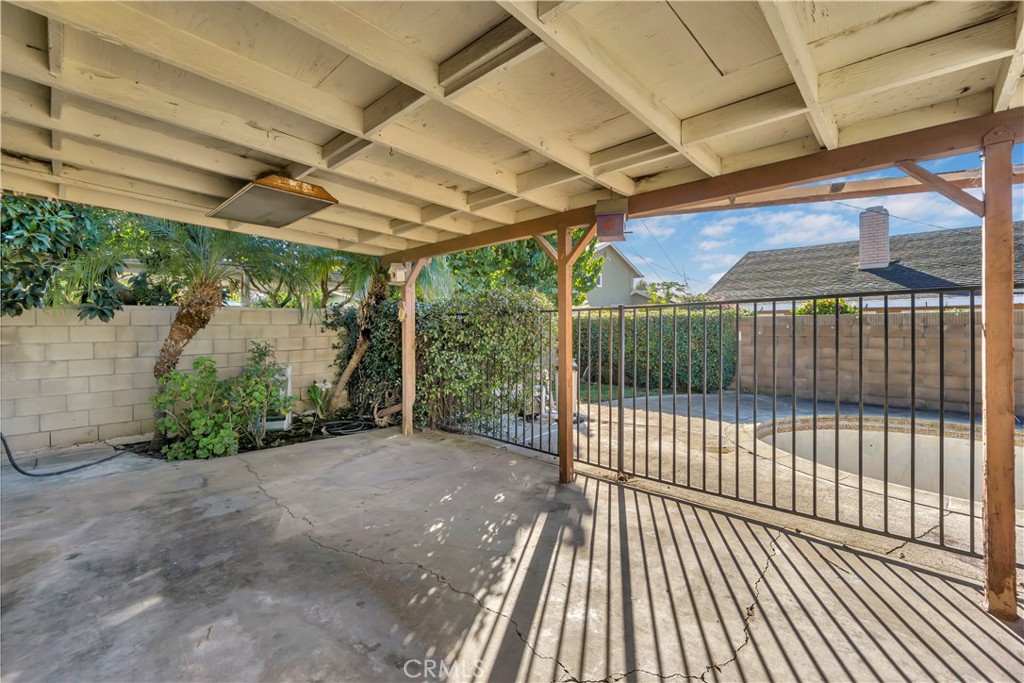 4422 East Silverleaf Avenue Orange, CA 92869 - Photo 23 of 27 a view of backyard with porch