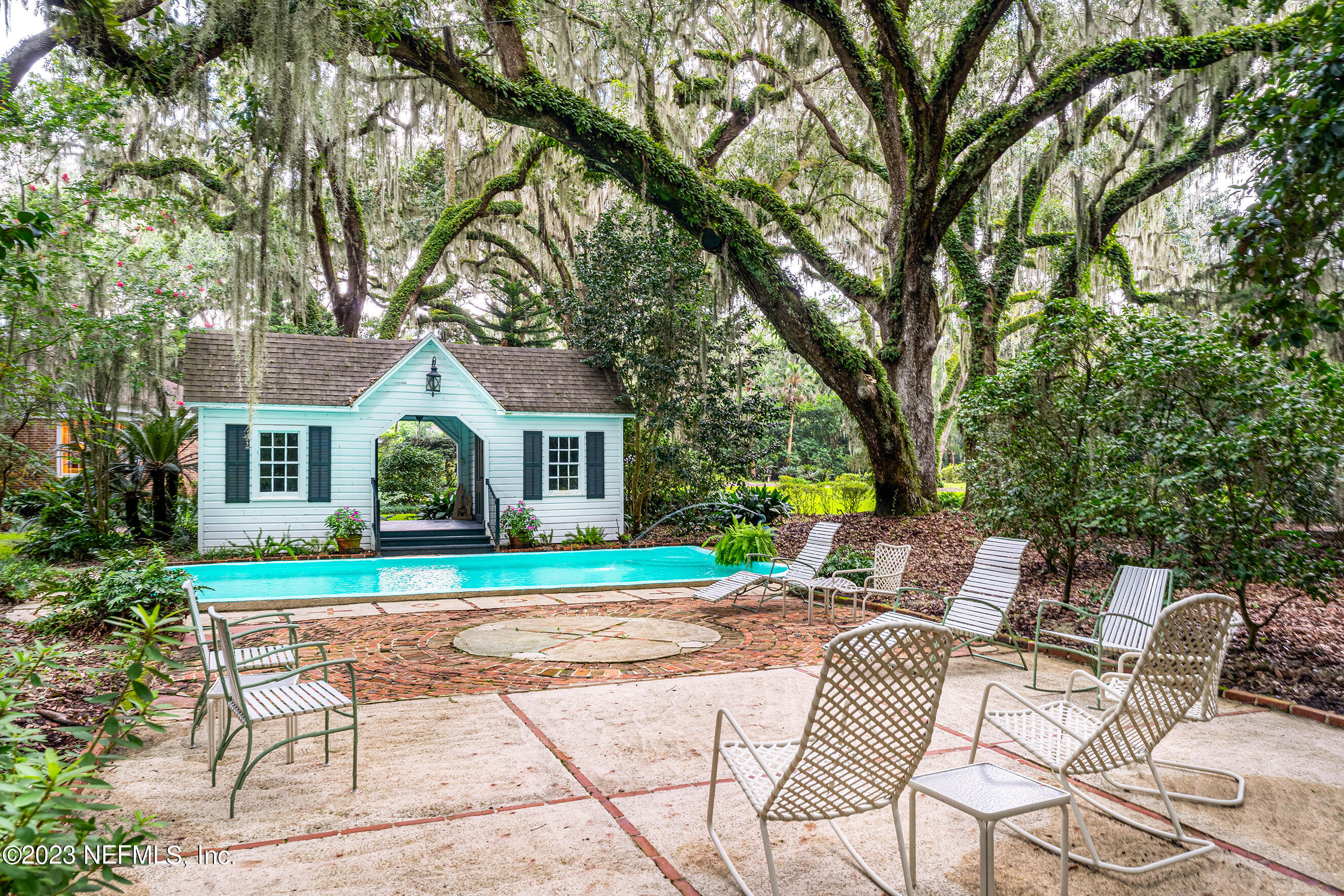 6975 Old Church Road Fleming Island, FL 32003 - Photo 44 of 53 a view of house with garden and trees