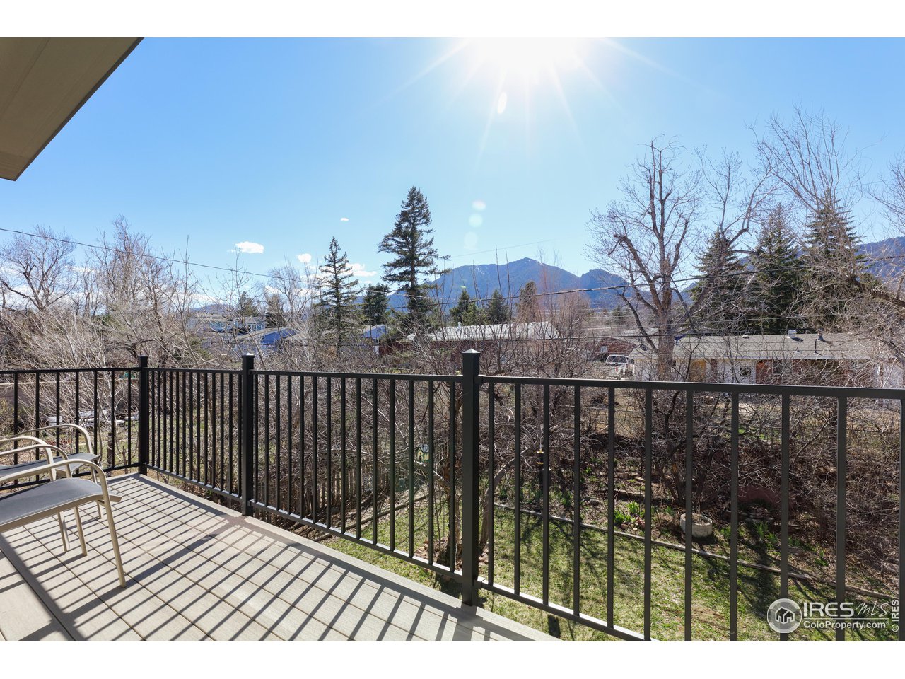 1345 Georgetown Road Boulder, CO 80305 - Photo 29 of 38 Balcony off of upper family room/rec room/study