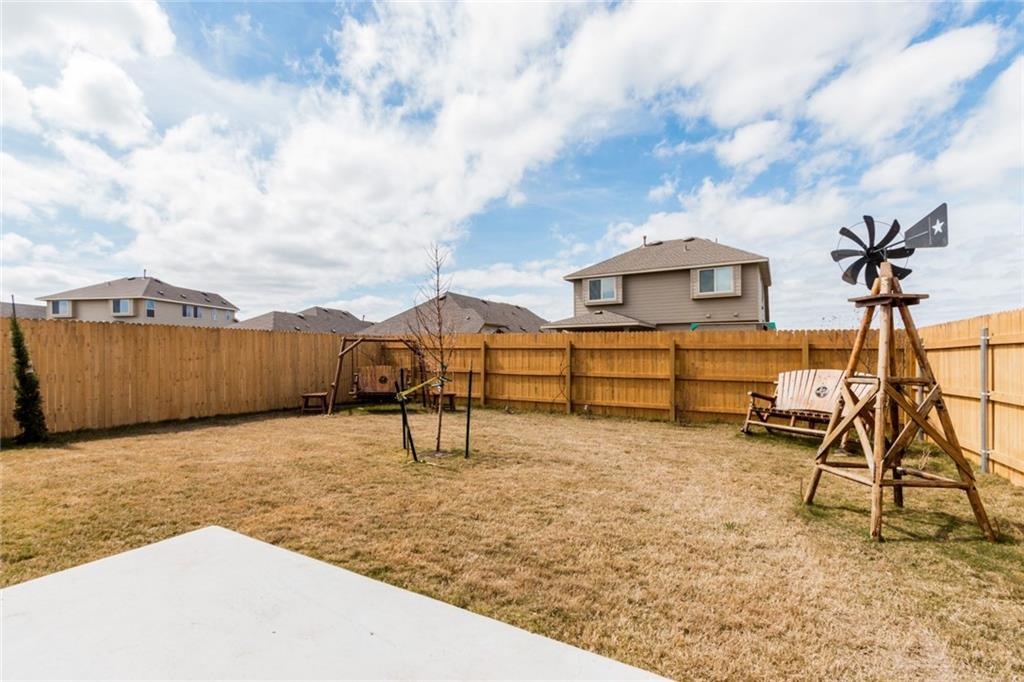 2104 Pindos Pony Way Georgetown, TX 78626 - Photo 28 of 30 Securely fenced backyard for outdoor living and recreation.