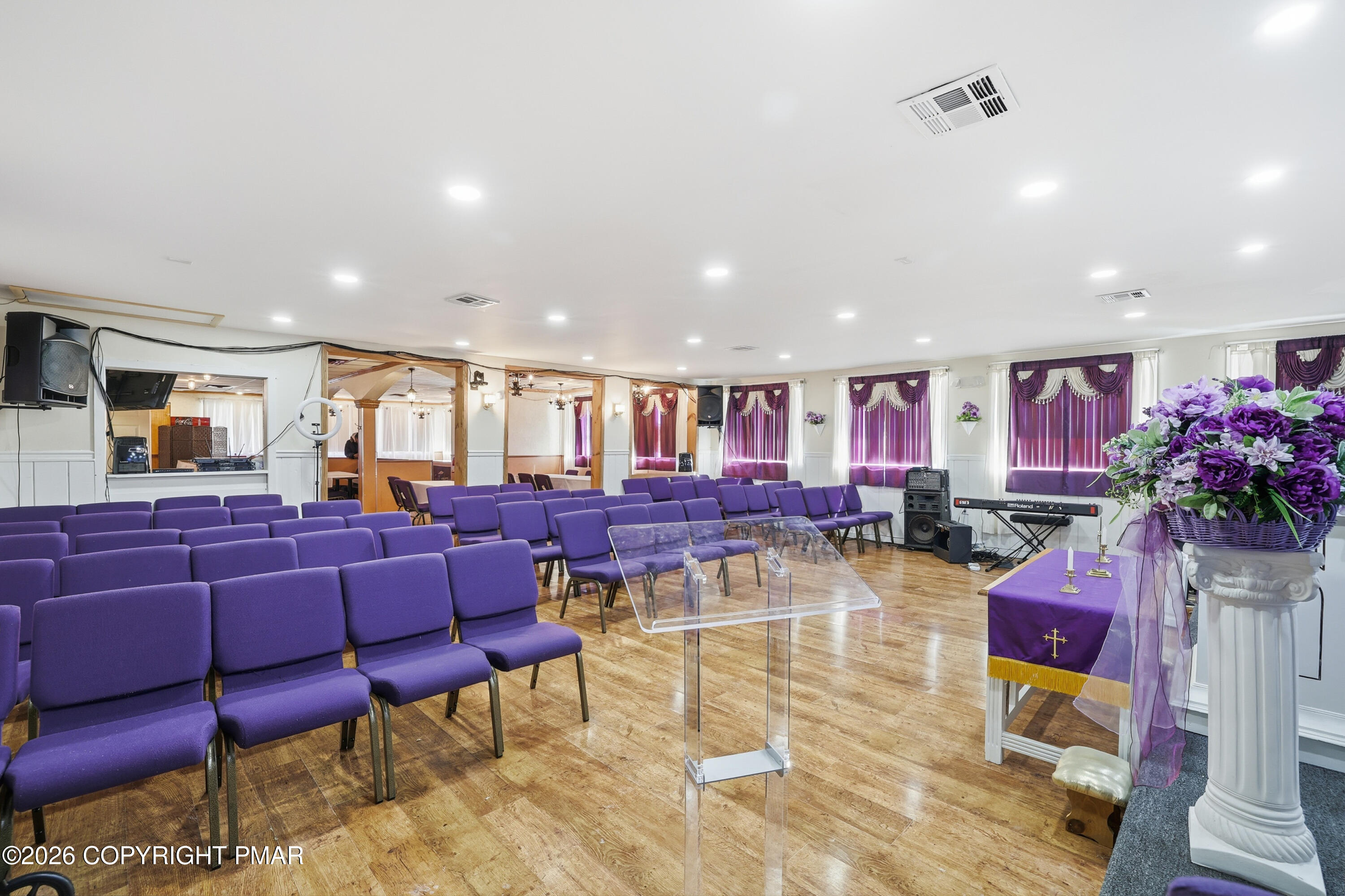 361 Interchange Road Kresgeville, PA 18333 - Photo 14 of 48 a living room with lots of furniture and a chandelier
