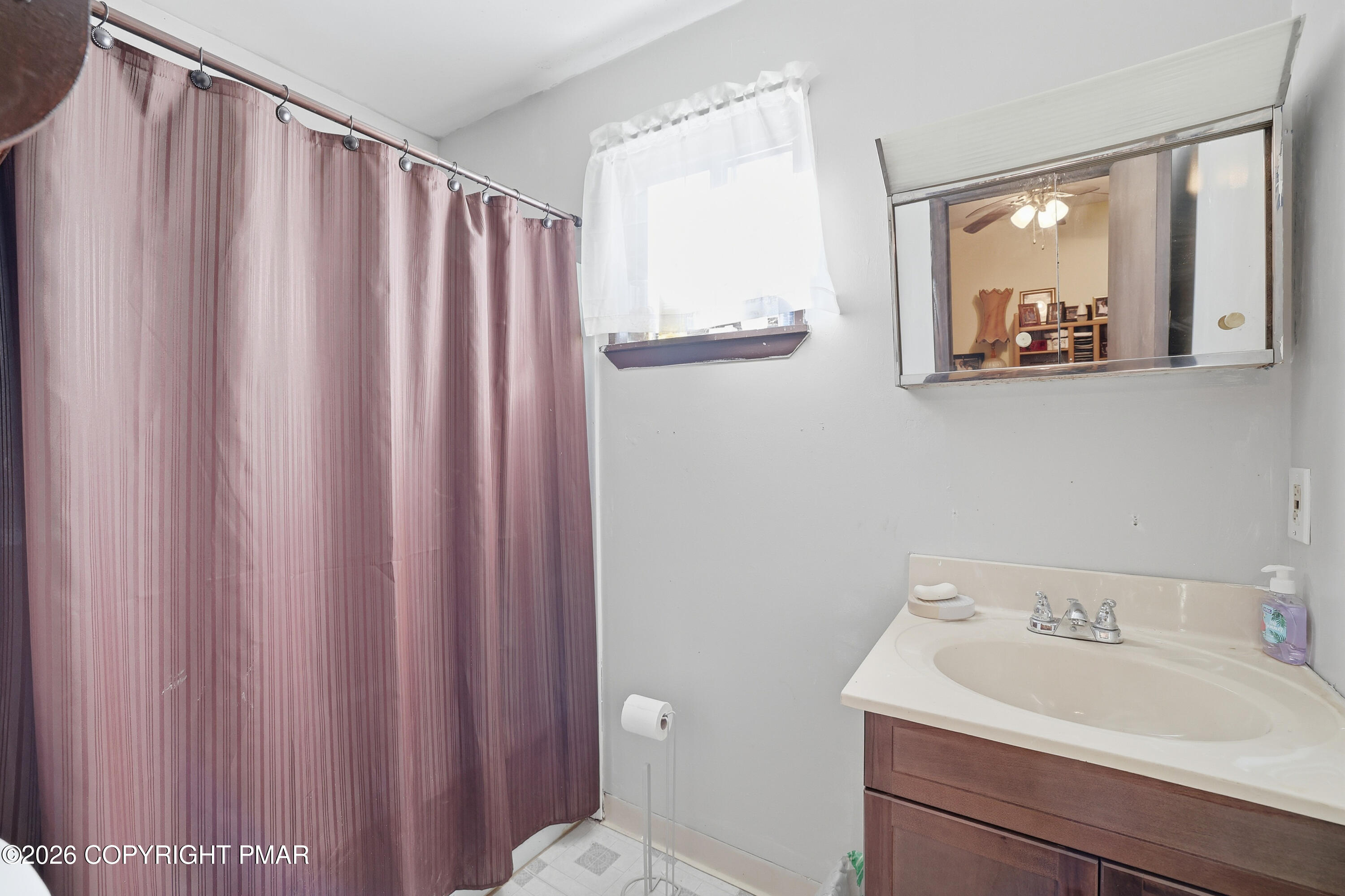 361 Interchange Road Kresgeville, PA 18333 - Photo 20 of 48 a bathroom with a sink mirror and a toilet